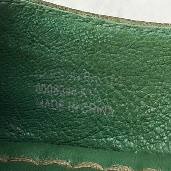 Frye Women's Size 7.5** Carson Green Leather Closed Toe SlipOn Ballet Flats FAIR - Picture 14 of 15